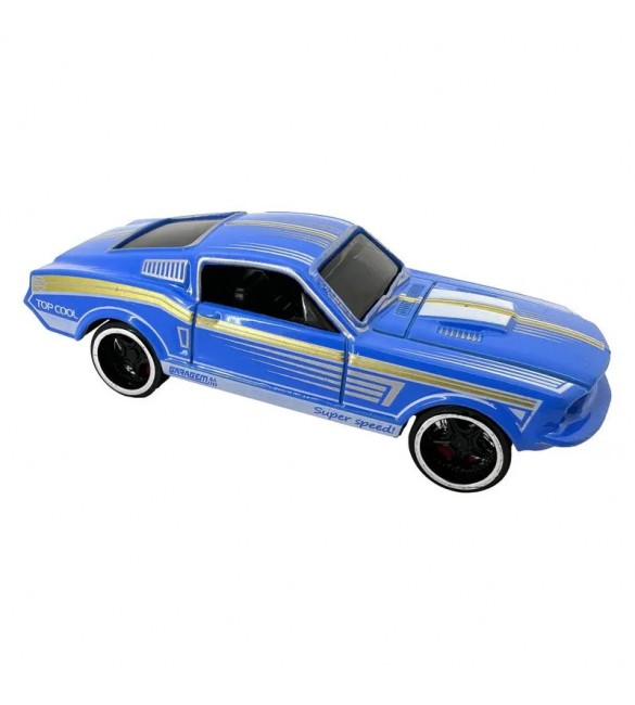 Carrinho Die Cast Garagem S.A. - Muscle Car Azul Carrinho Die Cast Garagem S.A. - Muscle Car Azul
